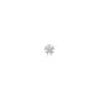 Ania Haie Sparkle Flower Barbell Earring Single Silver E035-10H