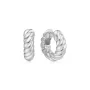 Ania Haie Bold Texture Earrings Silver E063-07H