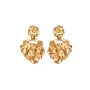 Enamel Windy Large Earrings Goldplated Silver E291GM