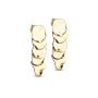 Enamel Sahara Earrings Goldplated Silver E394G
