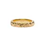 IX Studios Crunchy Class Ring Goldplated Silver DMN0313GD