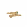 IX Studios Crunchy Nature Ring Goldplated Silver DMN0315GDGR