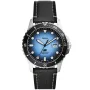 Fossil Blue FS5960 watch with Blue, Black dial and a watch case of 42 mm in diameter and a Leather in Black