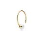 Izabel Camille Miss Medium Single Earring Single Goldplated Silver a1640gswhite