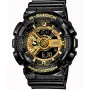 Casio G-Shock GA-110GB-1AER watch with Black dial and a watch case of 51 mm in diameter and a Rubber in Black