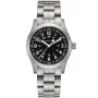 Hamilton Khaki Field Mechanical H69529133 watch with Black dial and a watch case of 42 mm in diameter and a Metallink in Silver