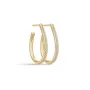 Julie Sandlau Infinity Pear Earrings Goldplated Silver HPS47GDCZ