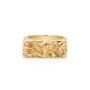 IX Studios Rustic Ring Goldplated Silver DMN0321GD