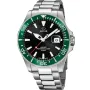 Jaguar Pro Diver J860/H watch with Black dial and a watch case of 43 mm in diameter and a Metallink in Silver