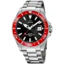 Jaguar Executive Diver J860/I watch with Black dial and a watch case of 44 mm in diameter and a Metallink in Silver