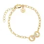 Rosefield Bow Studs Bracelet Goldplated Stainless Steel JBBSG-J899