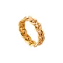 Jane Kønig Flet Ring Goldplated Silver JK0004R-G
