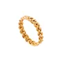 Jane Kønig Flet Medium Ring Goldplated Silver JK0007R-G