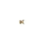 Jane Kønig Big Half Moon Earring Single Goldplated Silver JKSHMSF18-G