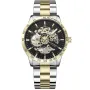 Kensington Automatic K0099 watch with Black dial and a watch case of 43 mm in diameter and a Metallink, Two-Tone in Gold, Silver