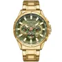 Kensington Master K0051 watch with Green dial and a watch case of 48 mm in diameter and a Metallink in Gold