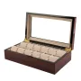 Ditur Watch Box 12 Watches Red Wood KXD0722