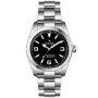 OceanX Navigator NVS331 watch with Black dial and a watch case of 39 mm in diameter and a Metallink in Silver