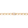 PDPAOLA Letter P Bracelet Goldplated Silver PU01-553-U
