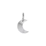 Jane Kønig Reflection Half Moon Pendant Silver RHMP-HS22-S