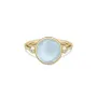 Julie Sandlau Prime Ring Milky Aqua Ring Goldplated Silver RI248GD
