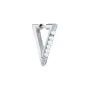Jane Kønig Bahamas Small Earring Single Silver SBPE-HS22-S