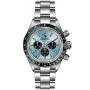OceanX Speed Racer II Chronograph SRS233 watch with Iced Blue dial and a watch case of 41 mm in diameter and a Metallink in Silver