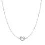 Jane Kønig Tied Heart Necklace Necklace Silver THN-AW25-S