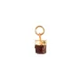 House of Vincent Birth Stone January Pendant Goldplated Brass VJ076-LPG-JG
