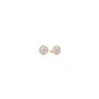 Julie Sandlau Lulia Halo Earrings Gold 0,40 ct. YG14-ST413