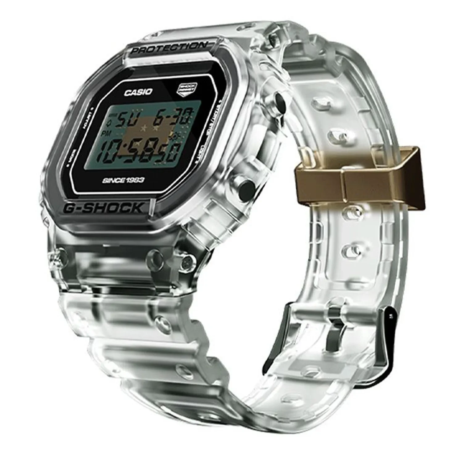 Casio G-Shock 40th Anniversary Clear Remix DW-5040RX-7ER - D