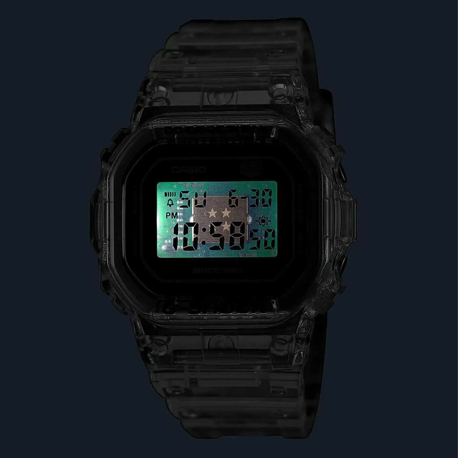 Casio G-Shock 40th Anniversary Clear Remix DW-5040RX-7ER - D