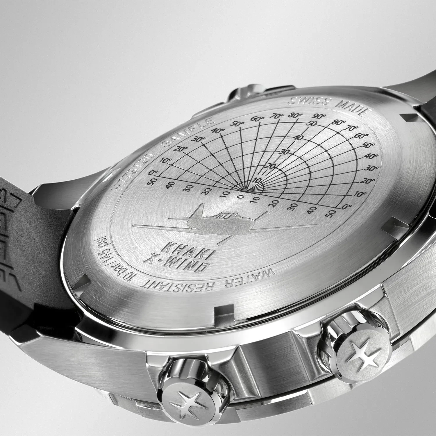 Hamilton Khaki Aviation X-Wind GMT Chrono Quartz H77912335 -