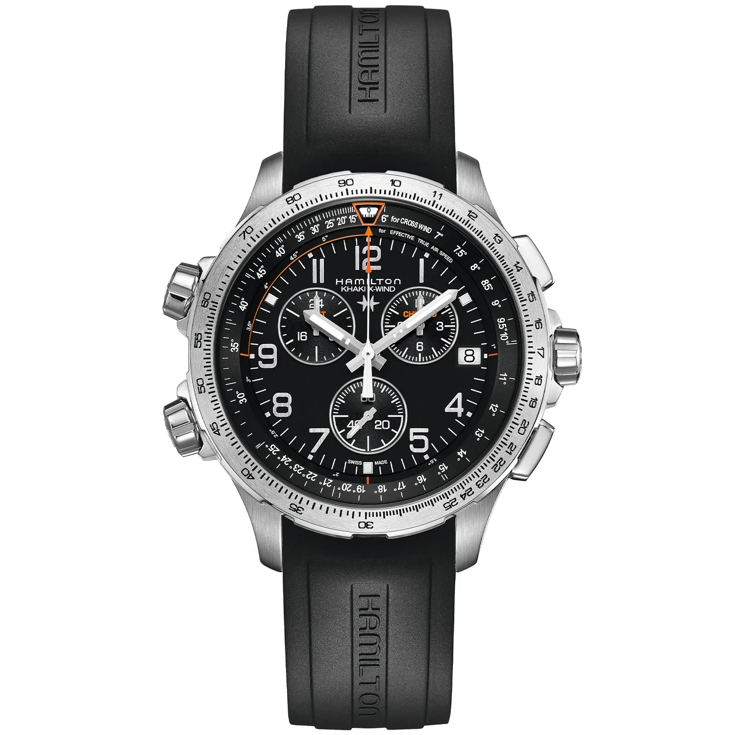 Hamilton Khaki Aviation X-Wind GMT Chrono Quartz H77912335 -