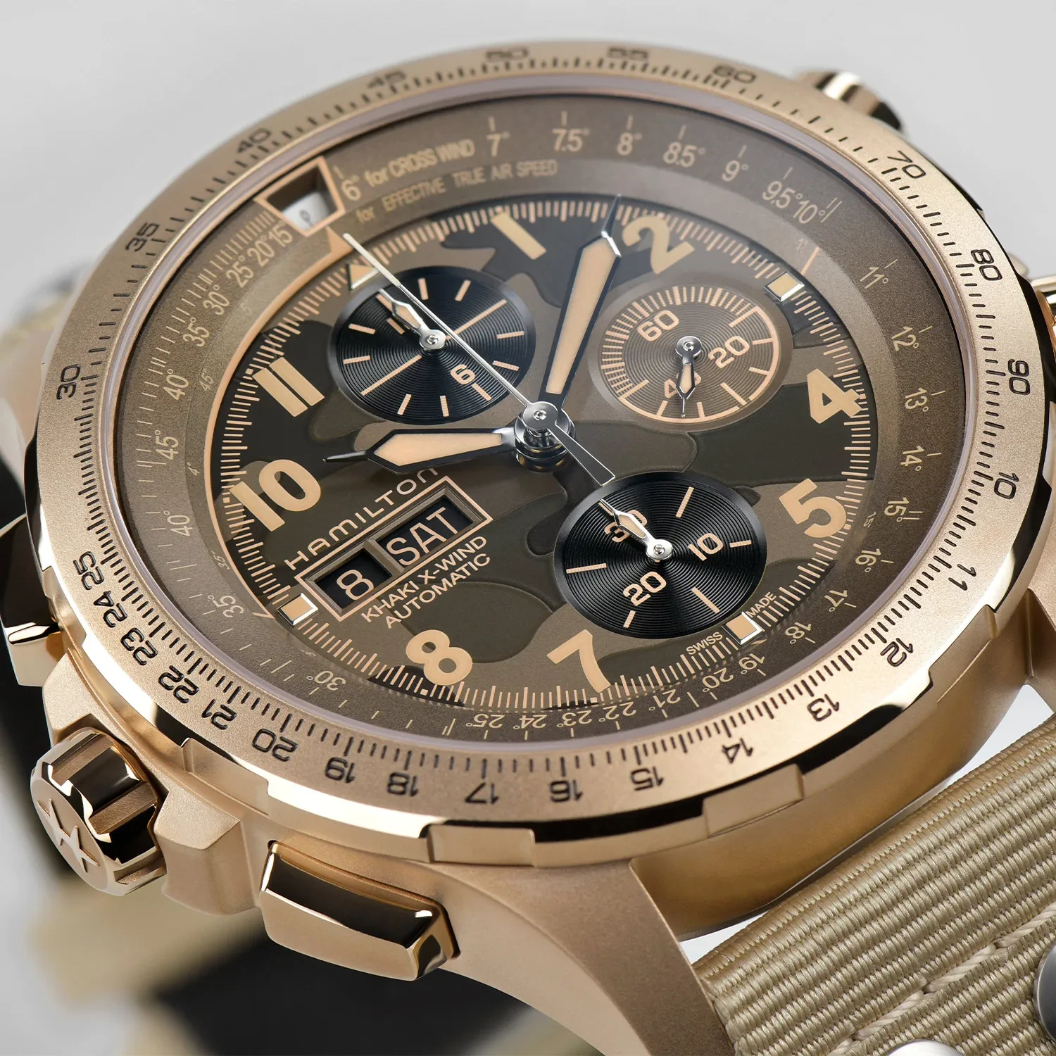 Hamilton Khaki Aviation X-Wind Auto Chrono H77916920 - Ditur