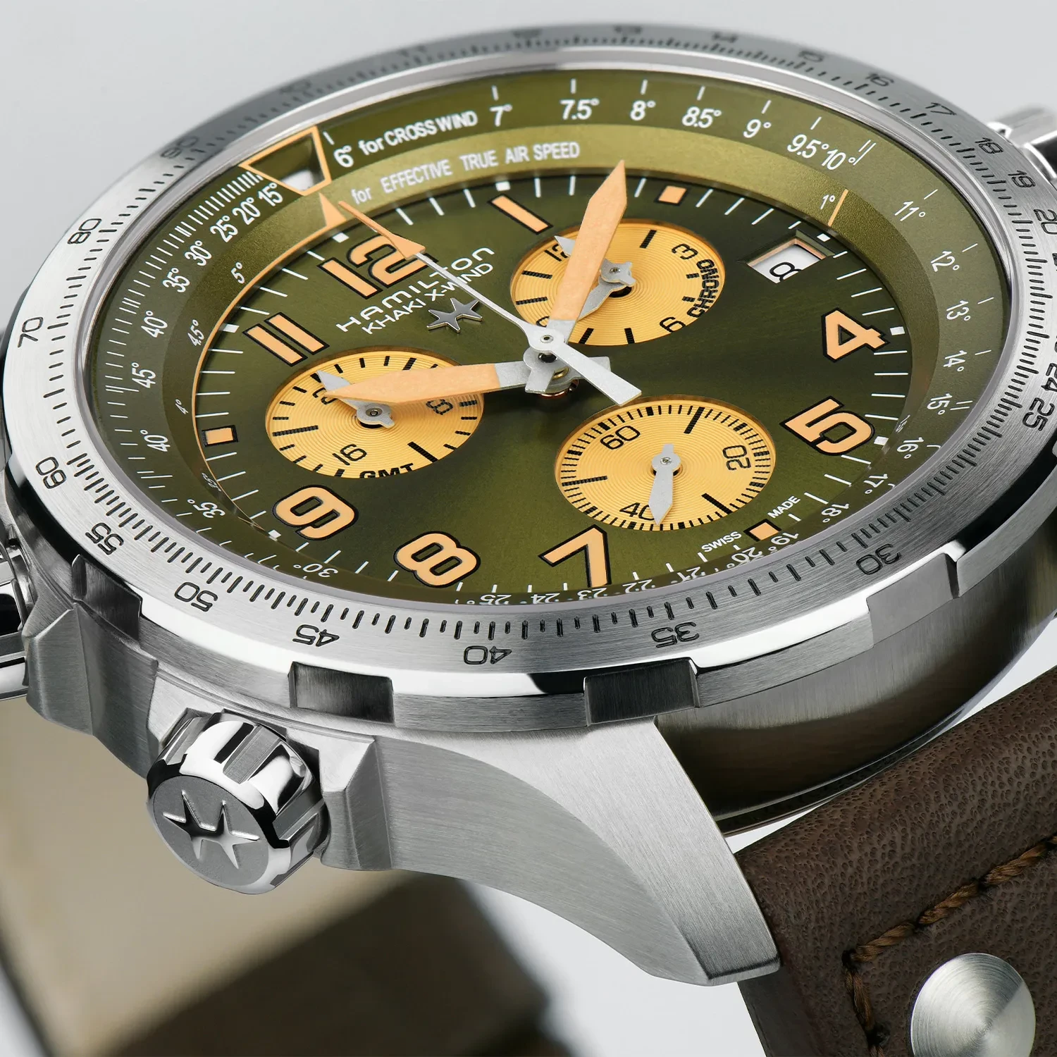 Hamilton Khaki Aviation X-Wind GMT Chrono Quartz H77932560 -