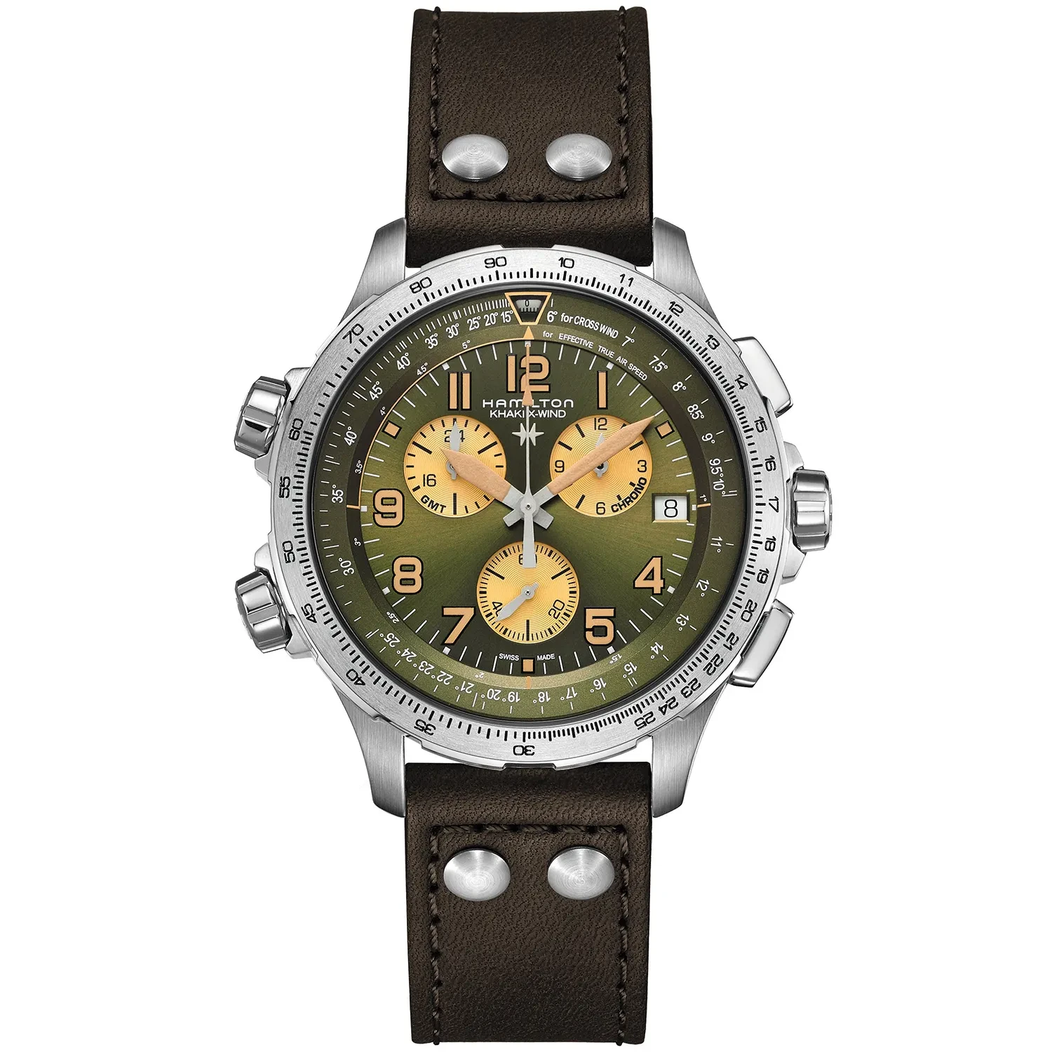 Hamilton Khaki Aviation X-Wind GMT Chrono Quartz H77932560 -