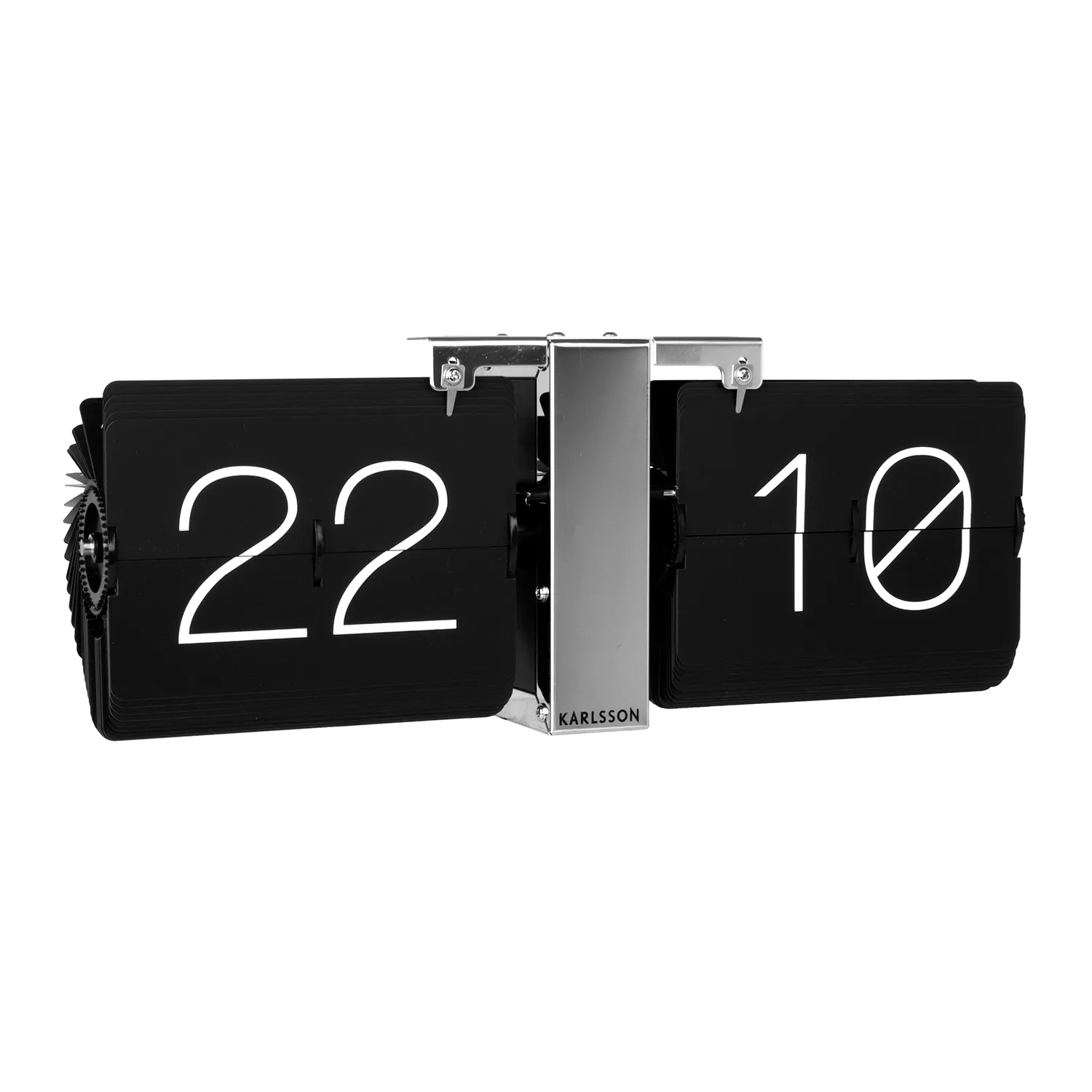 Karlsson Flip Clock No Case Wall clock KA5601BK - Ditur