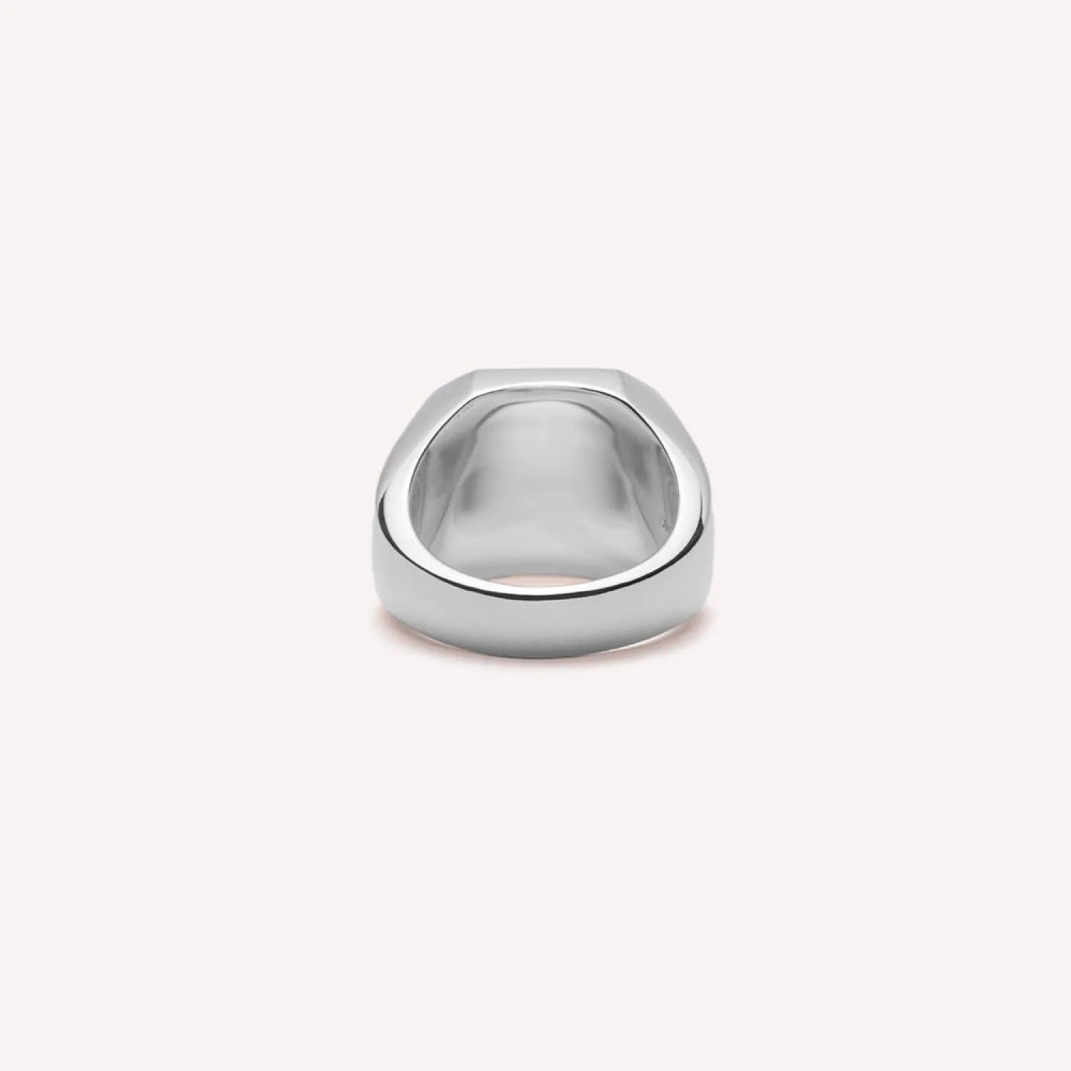 IX Studios Octagon Signet Ring Silver DMN0290RH - Ditur