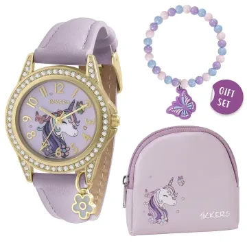 Tikkers Orologio Analogico Quarzo Unisex Bambini con Cinturino in PU TK0171