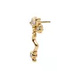 Maria Black Aster Earring Single 22 ct. Goldplated Silver 100995YG