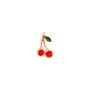 STINE A Jewelry Petit Cherry Earring Single Goldplated Silver 1162-02-S