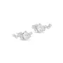 Sparv Midnight Earrings Silverplated Brass 1180201