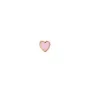 STINE A Jewelry Petit Love Heart Earring Single Goldplated Silver 1181-02-Light Pink