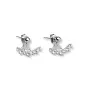 Sparv Sparkles Earrings Silverplated Brass 1250201