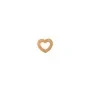 STINE A Jewelry Petit Open Love Heart Earring Single Goldplated Silver 1261-02-S