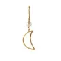 STINE A Jewelry Bella Moon Earring Single Goldplated Silver 1282-02-S