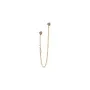 STINE A Jewelry Twin Flow Earring Single Goldplated Silver 1337-02-S