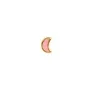 STINE A Jewelry Love Moon Earring Single Goldplated Silver 1384-02-Light Pink