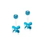 Blomdahl Pendant Butterfly Earrings Plastic 15-0103-9905